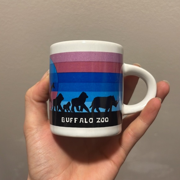 Vintage 90s Souvenir Mini Mug from Buffalo Zoo Buffalo, NY - Picture 2 of 6